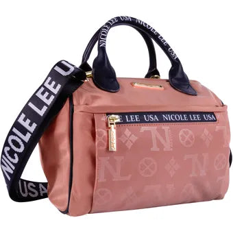 Bolsa de mano Nicole Lee Keysha de Nylon - Pink