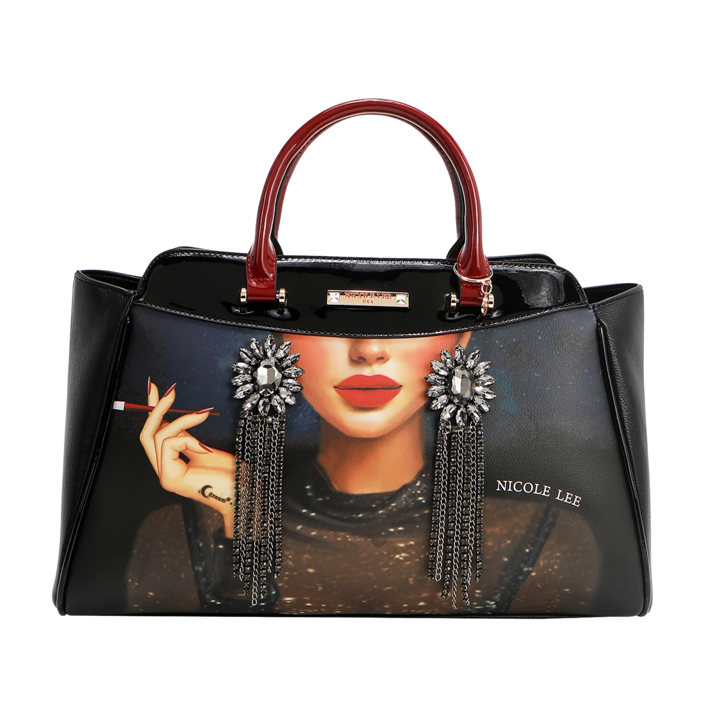 SAMANTHA LA BELLEZA WIDE HANDBAG  SLB17211-SAM