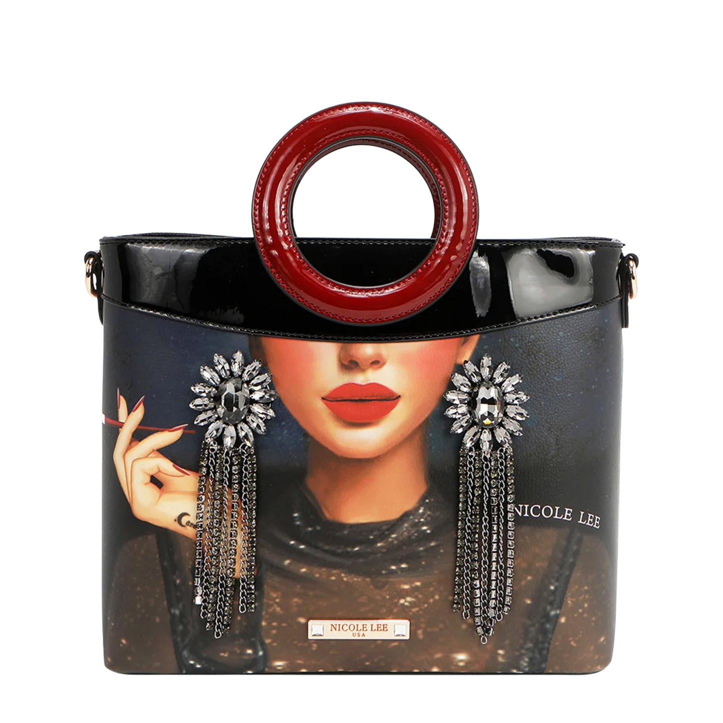 SAMANTHA LA BELLEZA CIRCLE HANDLE BAG SLB17214