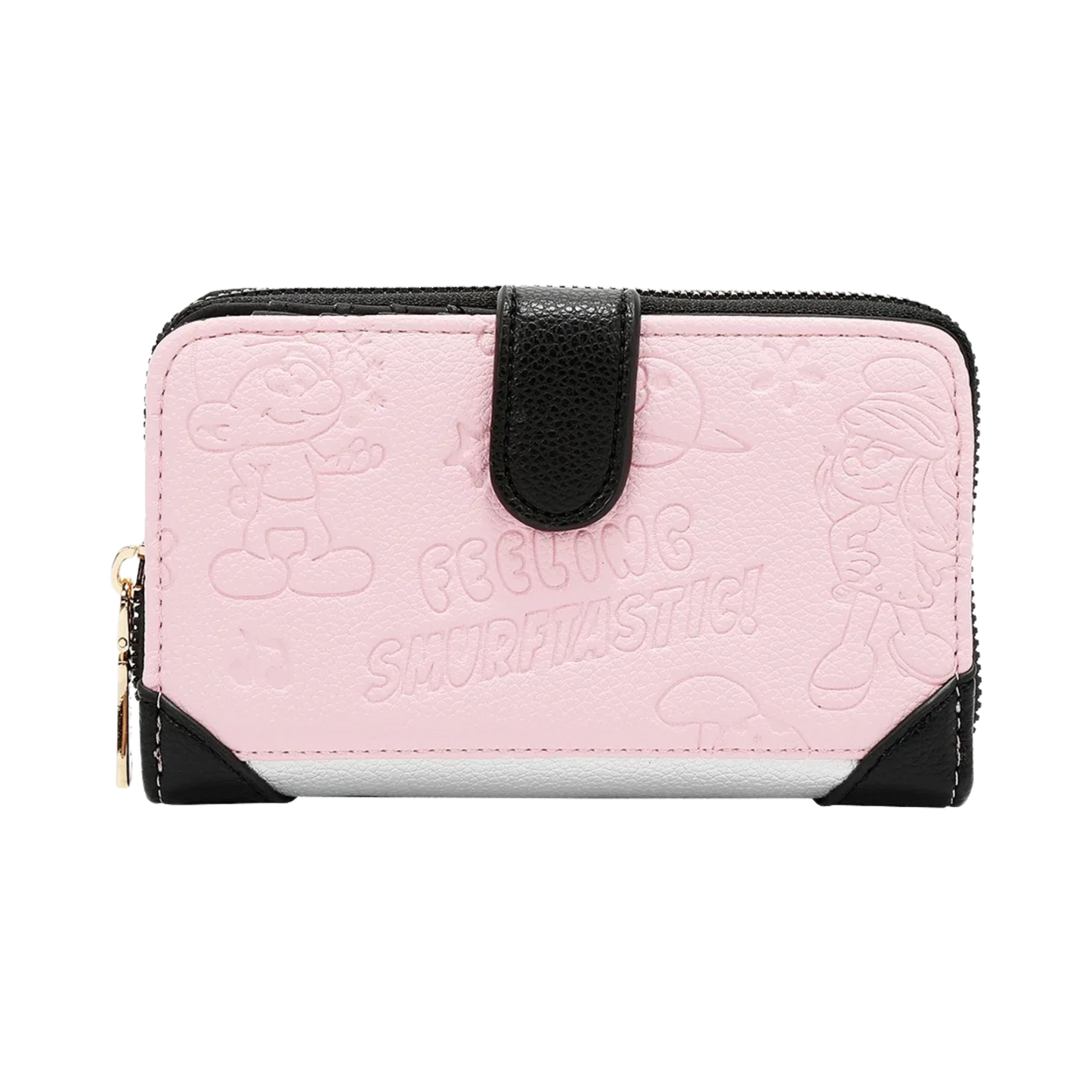 Cartera Con Grabado Pitufos By Nicole Lee