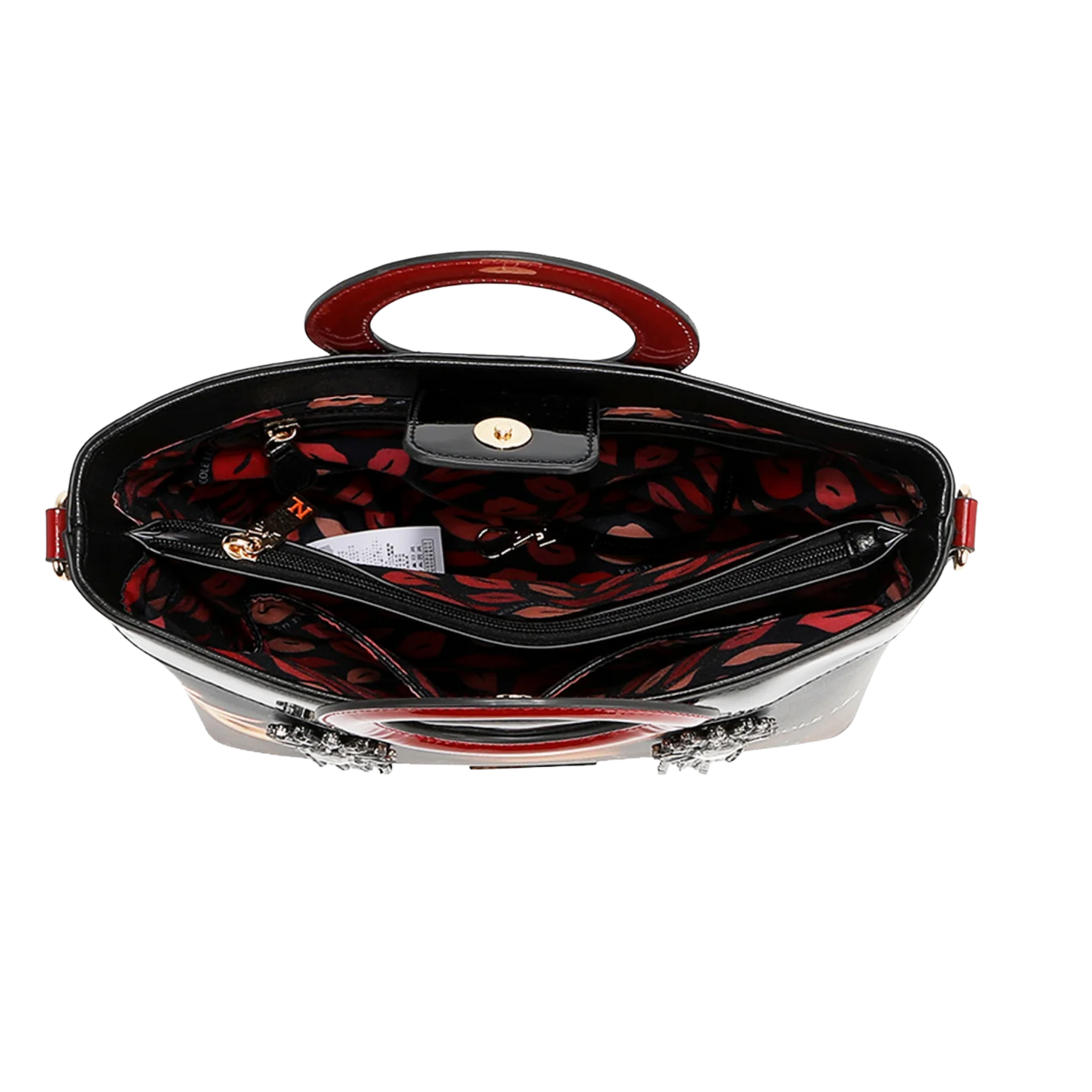 SAMANTHA LA BELLEZA CIRCLE HANDLE BAG SLB17214
