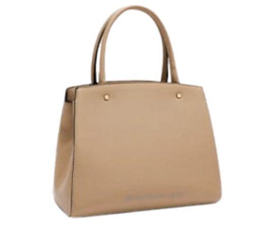 Bolso Satchel con moño taupe nicole lee