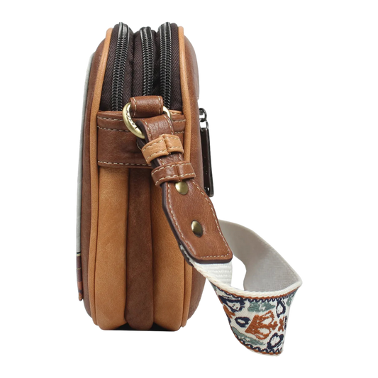 Crossbody London Journey Janet Bear J009 Bolso Cruzado con Estampado Londinense