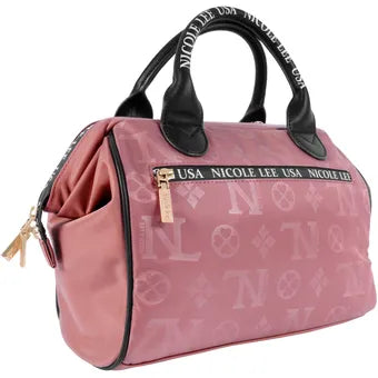 Bolsa de mano Nicole Lee Keysha de Nylon - Pink