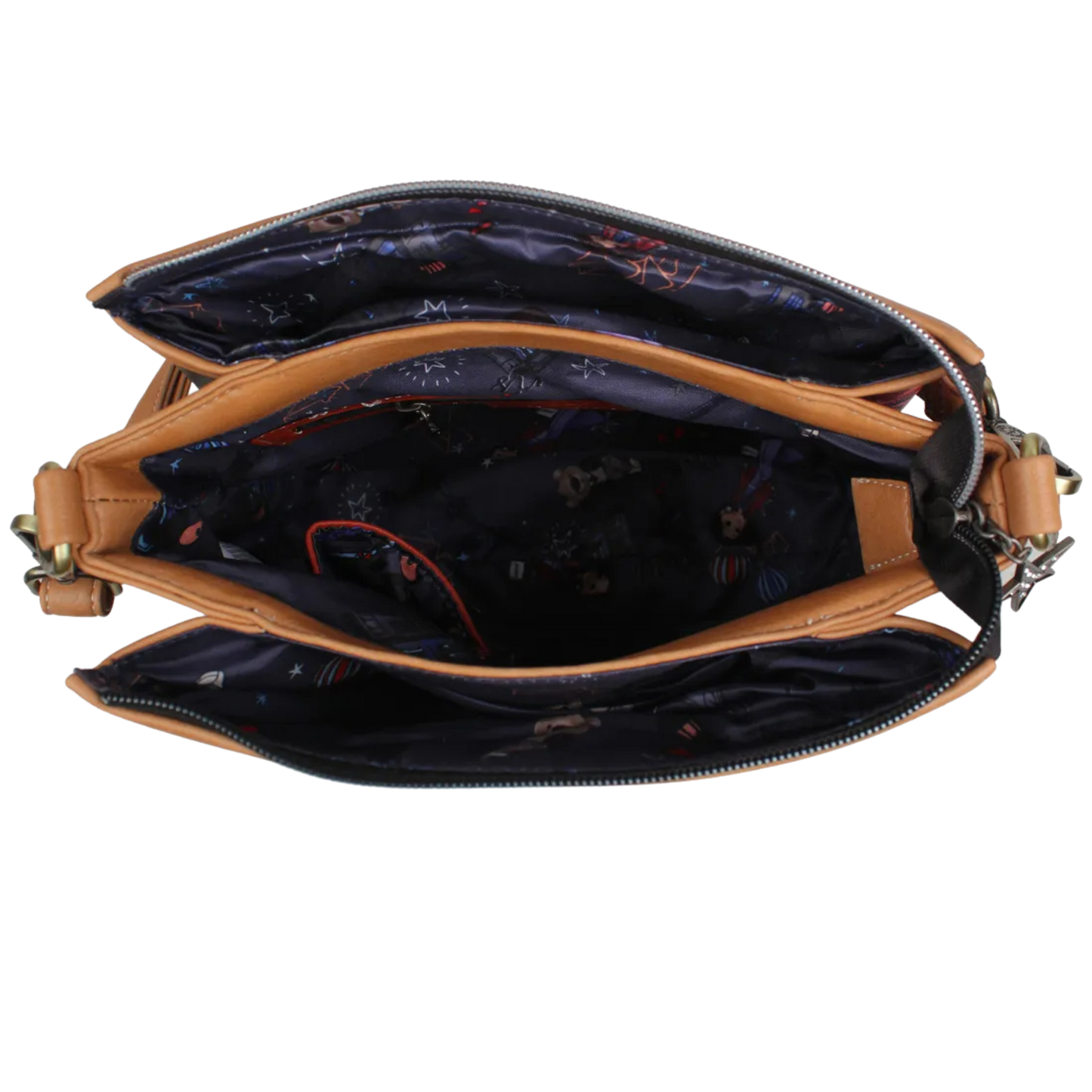 Crossbody Paris Dream Janet Bear J075 Bolso Cruzado Compacto Parisino