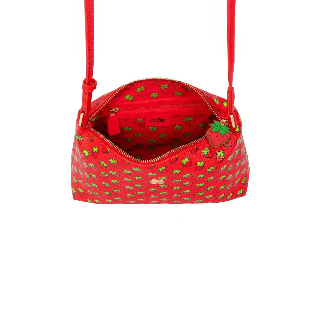 Lady Bag Mediana Oe X Rosita Fresita Color Rojo