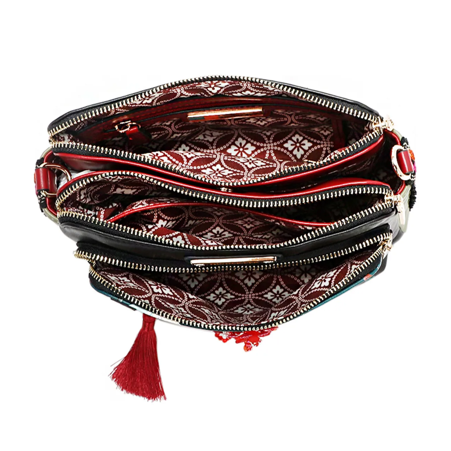 Bolsa Cruzada Nicole Lee Estampada Akiko La Belleza