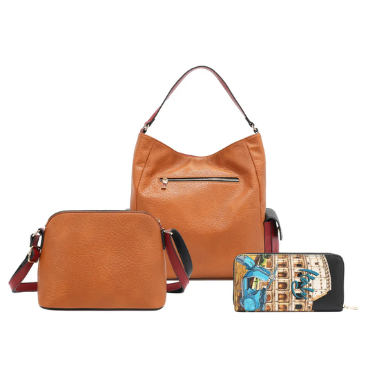 Set de Bolsas Nicole Lee: Colección Martha Travels Italy (SS25)