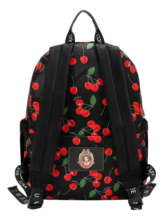 Mochila Grande Cherry Lips Nikky By Nicole Lee