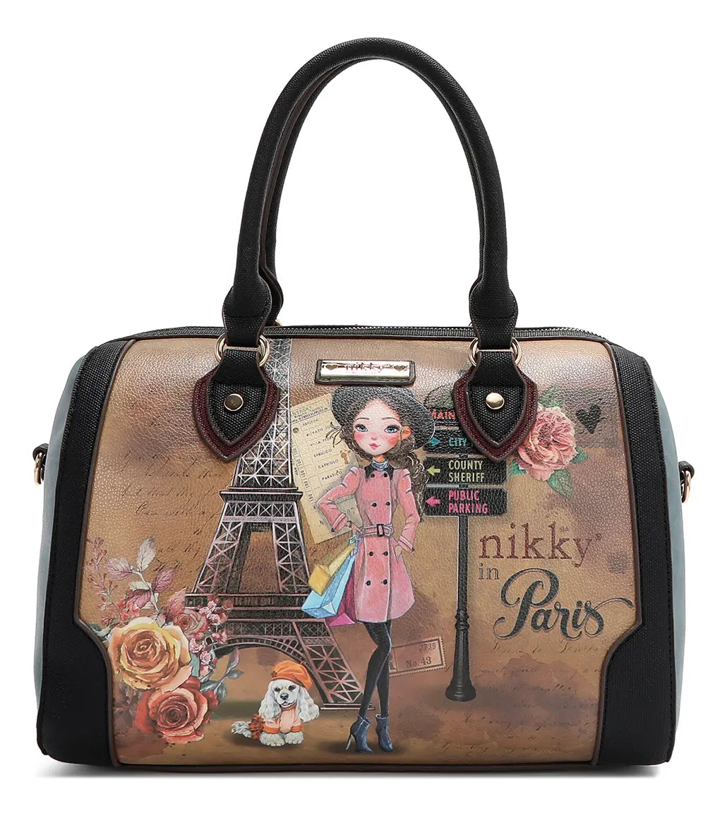 Set De Bolsas 3 Pzas Emily Goes Paris Nikky By Nicole Le