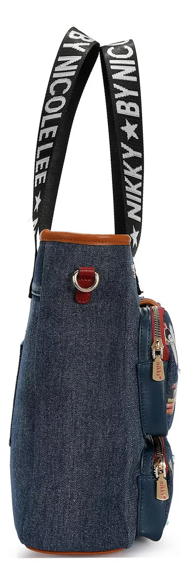 Bolsa Tote De Mezclilla Nikky World Nikky By Nicole Lee