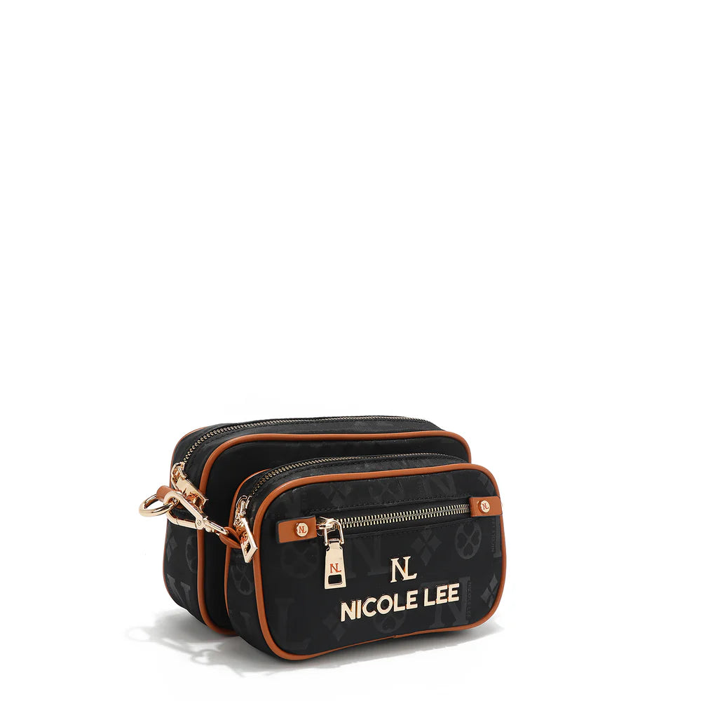 CROSSBODY MARGOT DE 2 PIEZAS (NEGRO)