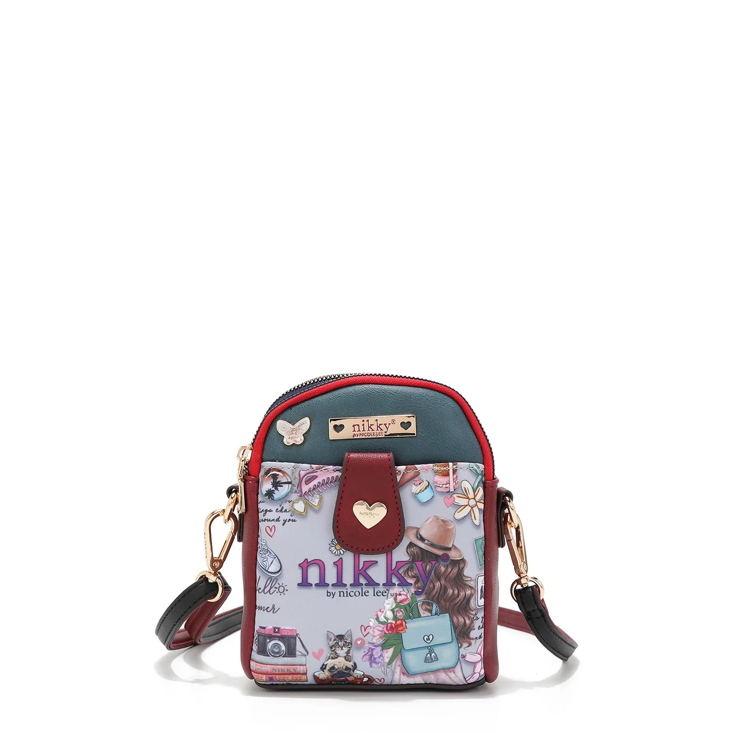 CROSSBODY CON DOBLE COMPARTIMENTO BONNIE NIKKY WORLD