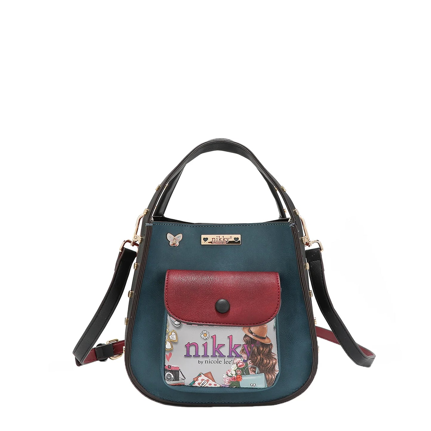 Crossbody Con Aplicaciones Nikky World Nikky By Nl Ss24