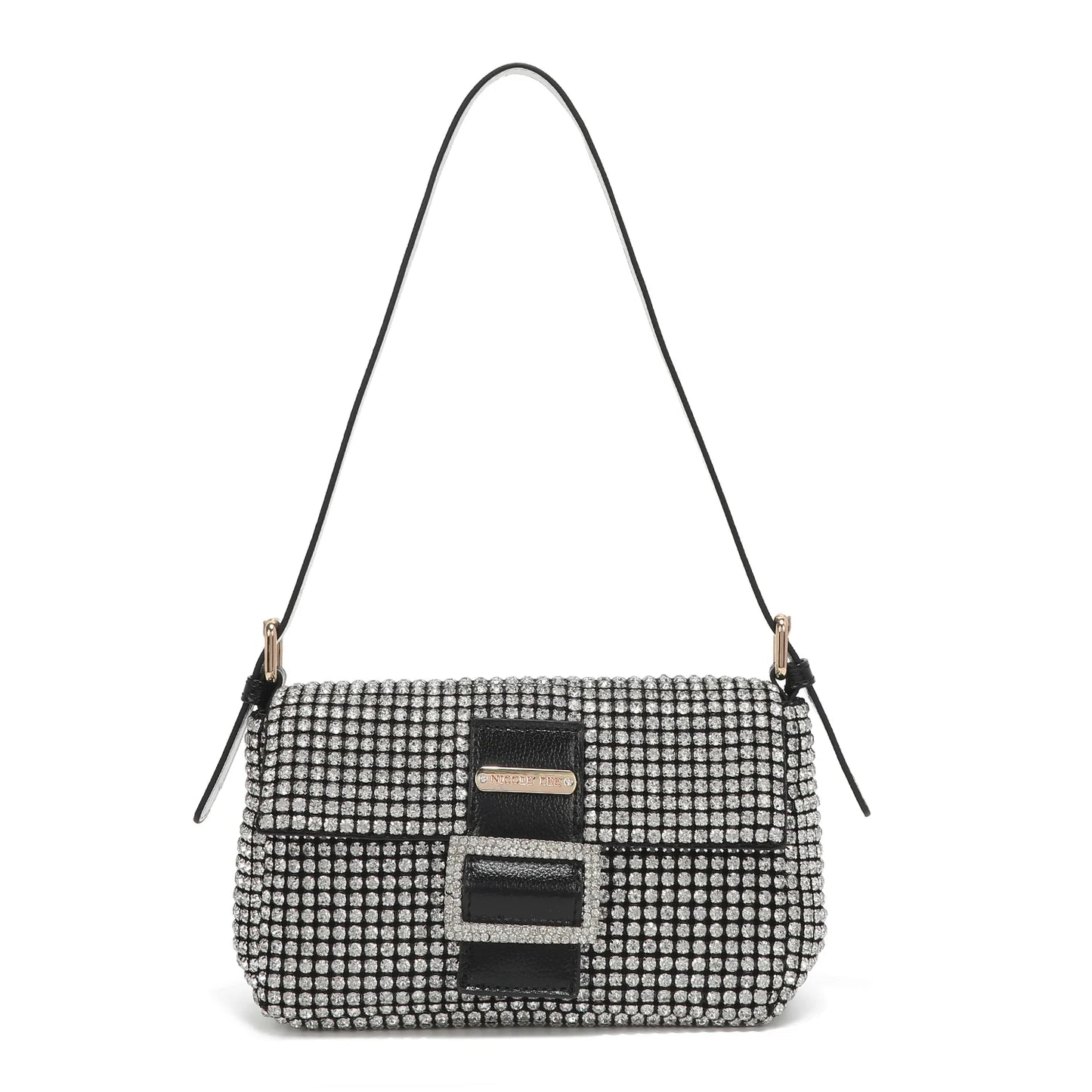 Bolsa Shoulder Nicole Lee Estella de fiesta - Negro