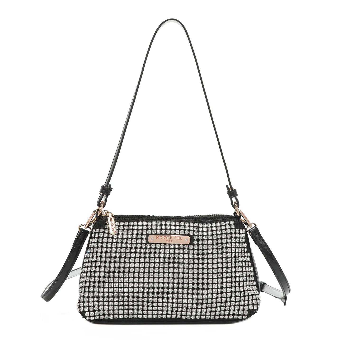 Bolsa Cruzada Nicole Lee Estella de fiesta - Negro