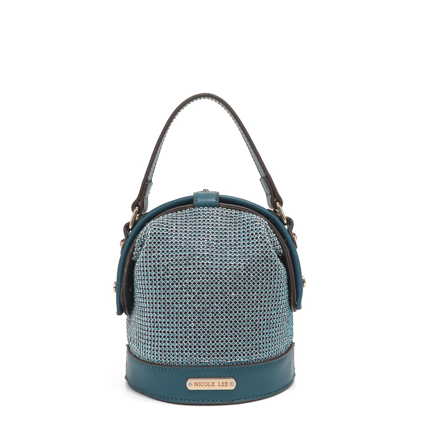 Mini Bolsa Nicole Lee Bianca de fiesta - Peacock Blue