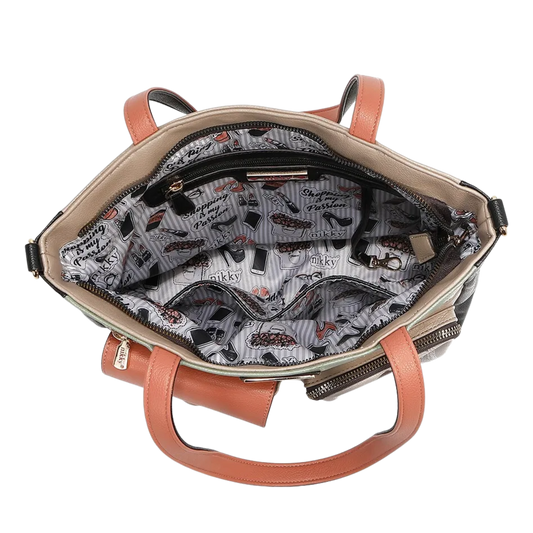 Bolsa Tote I Live To Travel Nikky By Nicole Lee