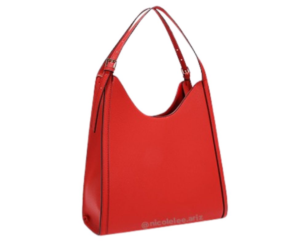 Bolso Hobo con moño rojo nicole lee