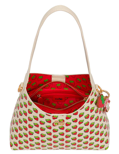 Bolsa Hobo Mediana Oe X Rosita Fresita Color Multicolor