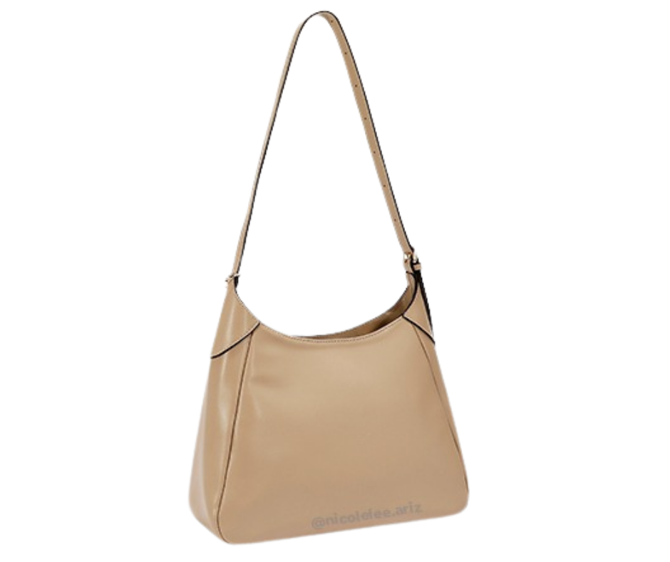 Bolso Hobo con moño  taupe nicole lee
