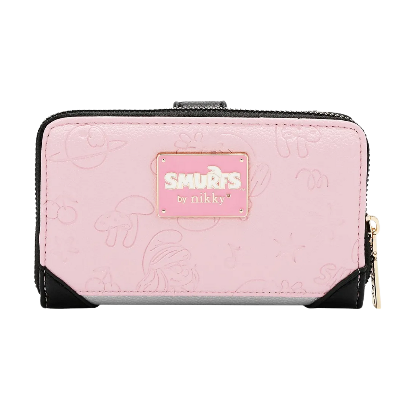 Cartera Con Grabado Pitufos By Nicole Lee