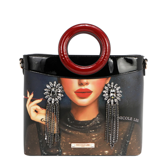 SAMANTHA LA BELLEZA CIRCLE HANDLE BAG SLB17214