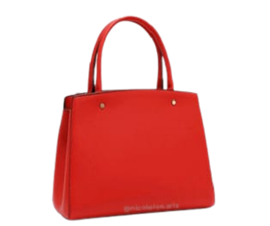 Bolso Satchel con moño  rojo nicole lee