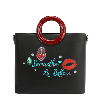 SAMANTHA LA BELLEZA CIRCLE HANDLE BAG SLB17214