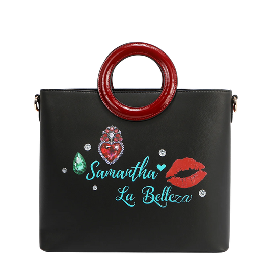 SAMANTHA LA BELLEZA CIRCLE HANDLE BAG SLB17214