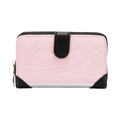 Cartera Con Grabado Pitufos By Nicole Lee