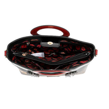 SAMANTHA LA BELLEZA CIRCLE HANDLE BAG SLB17214