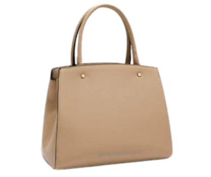 Bolso Satchel con moño taupe nicole lee