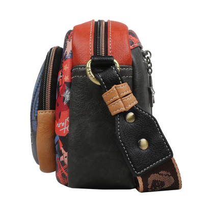 Crossbody Paris Dream Janet Bear J013b Bolso Cruzado con Diseño Parisino Exclusivo
