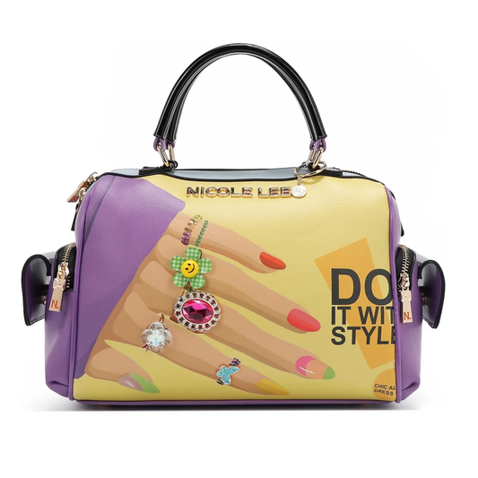 Bolsa Boston Colección Nail Polish de Nicole Lee