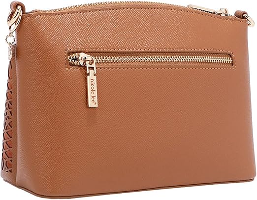 Bolsa Crossbody de Nicole Lee de Corte Laser y Pedrería SS25
