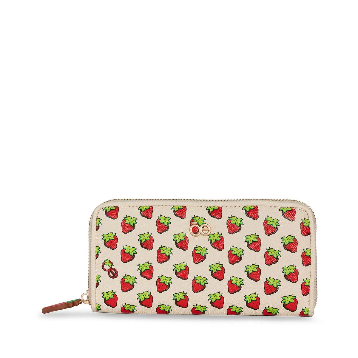 Cartera Rosita Fresita X Oe Grande Cierre Sencillo Multicolor