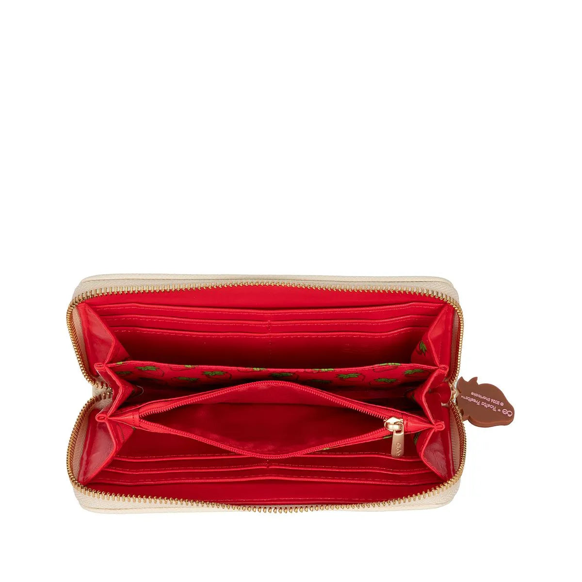 Cartera Rosita Fresita X Oe Grande Cierre Sencillo Multicolor