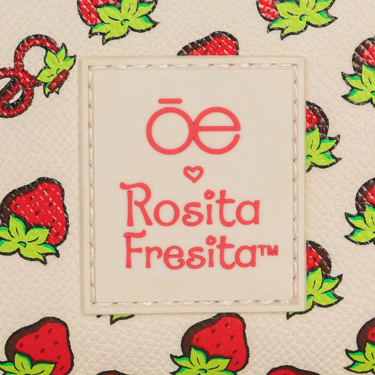 Cartera Rosita Fresita X Oe Grande Cierre Sencillo Multicolor