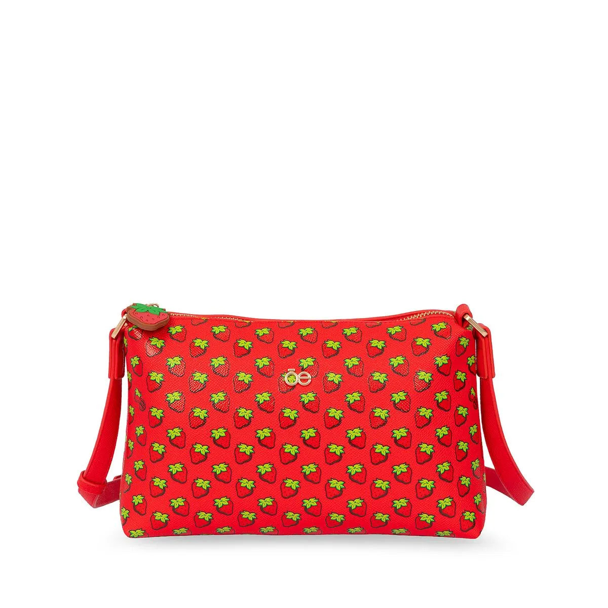 Lady Bag Mediana Oe X Rosita Fresita Color Rojo