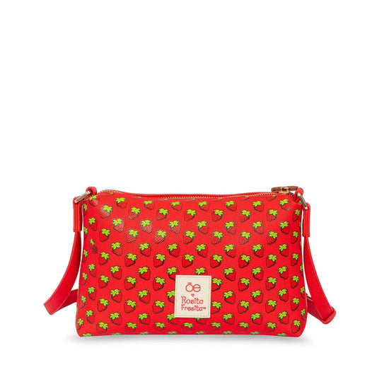 Lady Bag Mediana Oe X Rosita Fresita Color Rojo