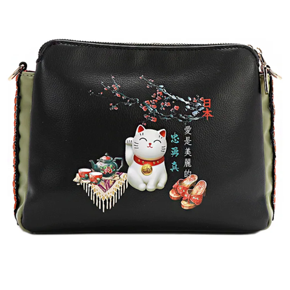 Bolsa Cruzada Nicole Lee Estampada Akiko La Belleza