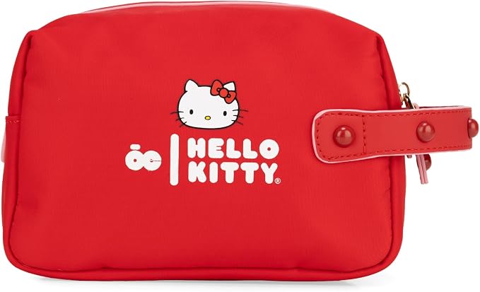 Cosmetiquera Mediana Oe x Hello Kitty color Rojo Para Mujer