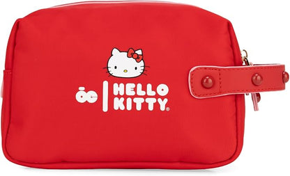 Cosmetiquera Mediana Oe x Hello Kitty color Rojo Para Mujer