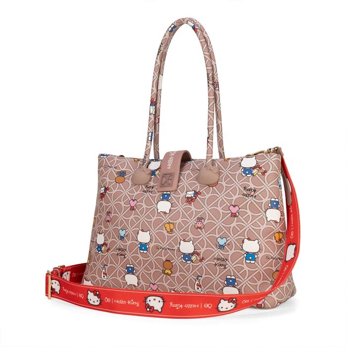 Bolso Satchel Cloe Multicolor Hello Kitty Original para Mujer