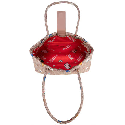 Bolso Satchel Cloe Multicolor Hello Kitty Original para Mujer