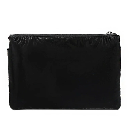 BOLSO CRUZADO CON CREMALLERA ACOLCHADO (NEGRO) de Nicole Lee