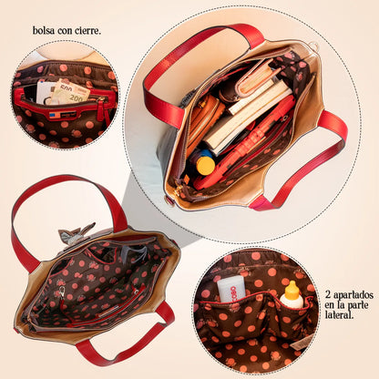 Bolsa Tote Con Bolsillo Nicole Lee Pedreria Blind Date