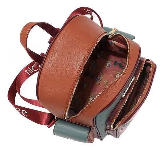 Set 3 Pzas. Mochila, Crossbody y Cartera Nicole Lee – Queen Cleopatra