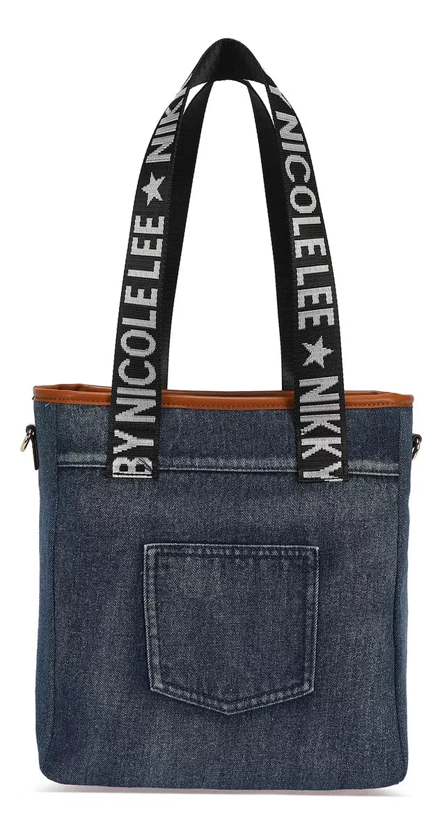 Bolsa Tote De Mezclilla Nikky World Nikky By Nicole Lee